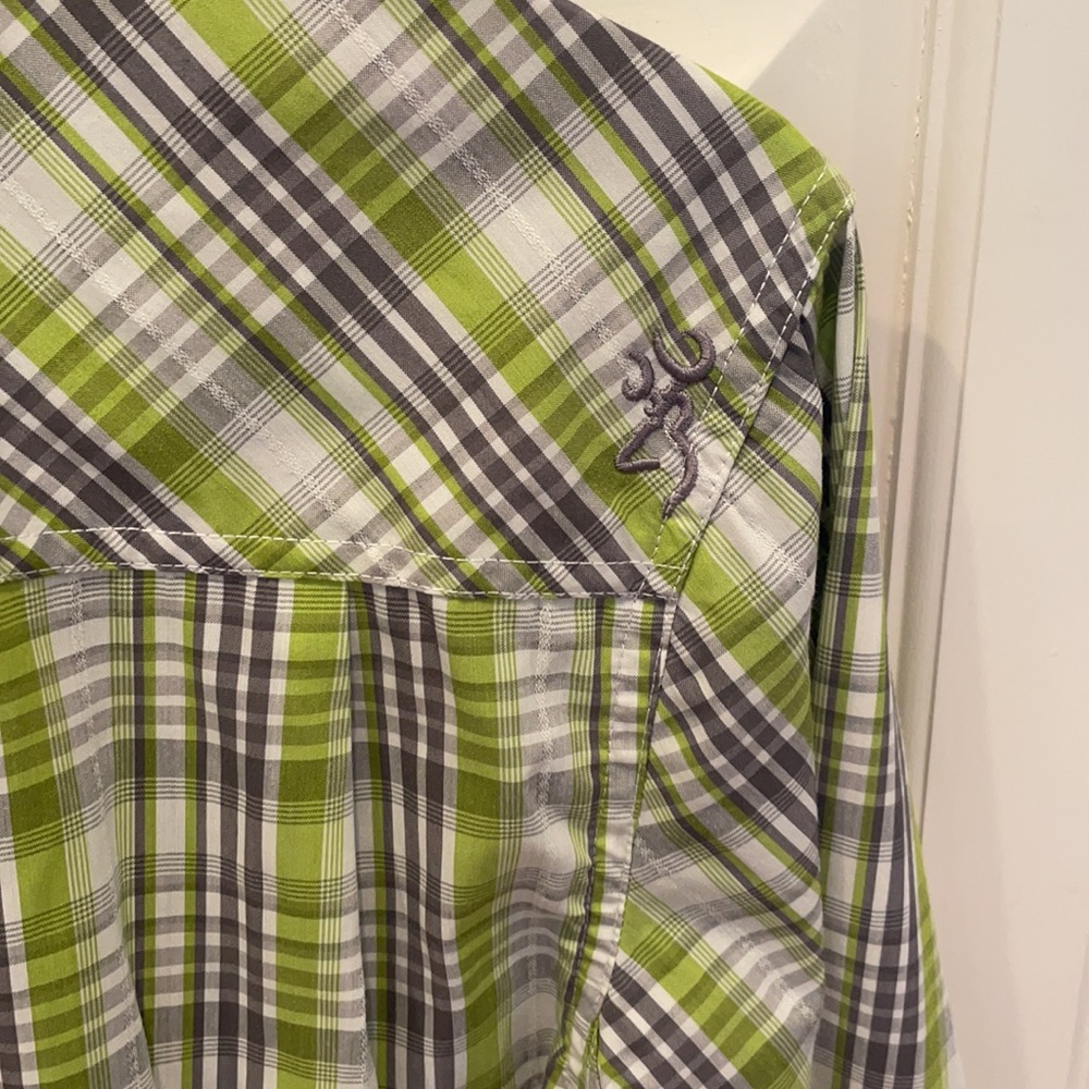 Browning Long Sleeve Button Down Medium - image 4